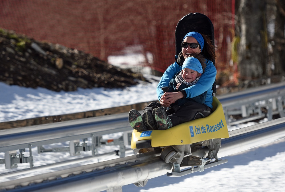 Luge sur rail Col de Rousset / 1 tour