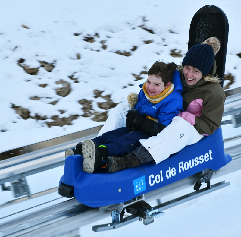 Luge sur rail Col de Rousset / 5 tours
