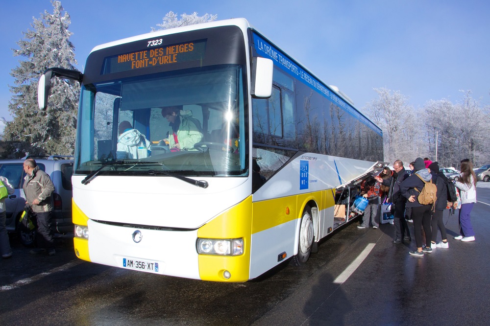 Navette + forfait Font D'Urle - Départ Valence / Gare TGV / Bourg de Péage